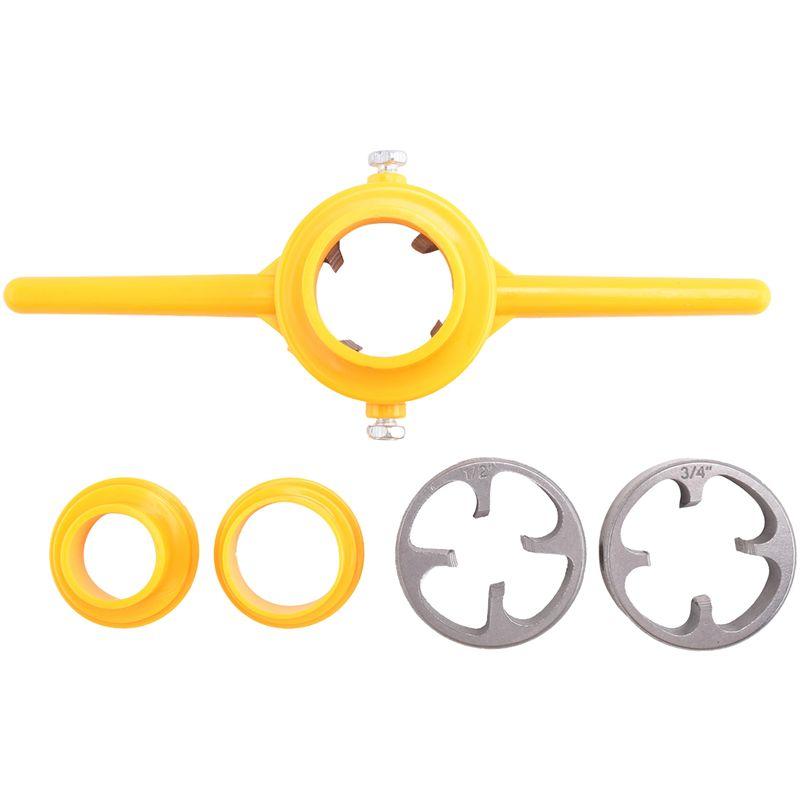 M-Современный-1 шт. Набор плашек для резьбы пластиковых труб, Набор плашек для водопроводных труб, плашек для пластиковых труб, вороток, Инструмент для нарезания резьбы на ПВХ трубах, Сантехнический инструмент Du