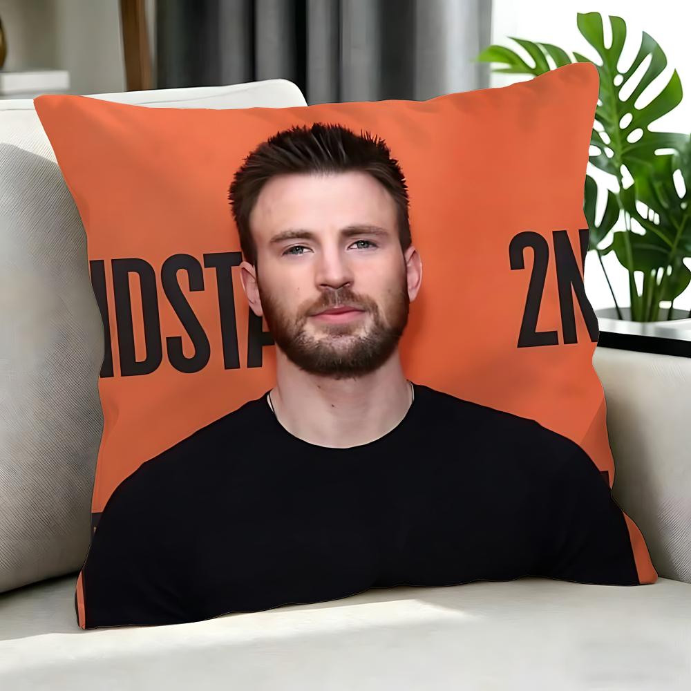 movie Chris Evans Cushion Cover Cushion Cover Set Pcs x x x Pillowcase Decorative Sofa Home Decor
