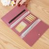 Women's Long Zipper Wallets Simple Daisy Versatile Mobile Phone Bag Solid Color Large Capacity Casual Purse