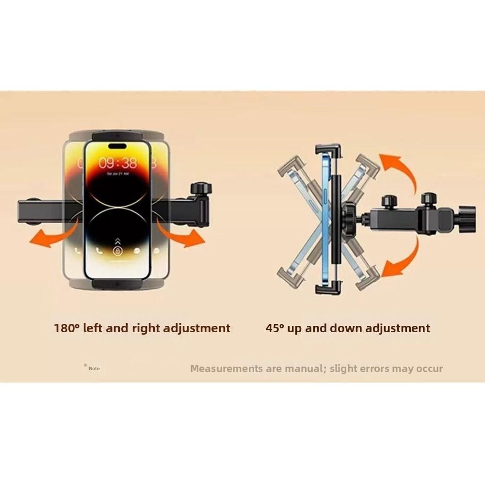 Adjustable Car Headrest Tablet Holder Rotating Stand Telescopic Tablet Bracket Travel Accessories