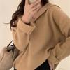 YYFS Women's Fashion Casual Fall Winter Solid Color Print Long Sleeve POLO Neck Sweaters