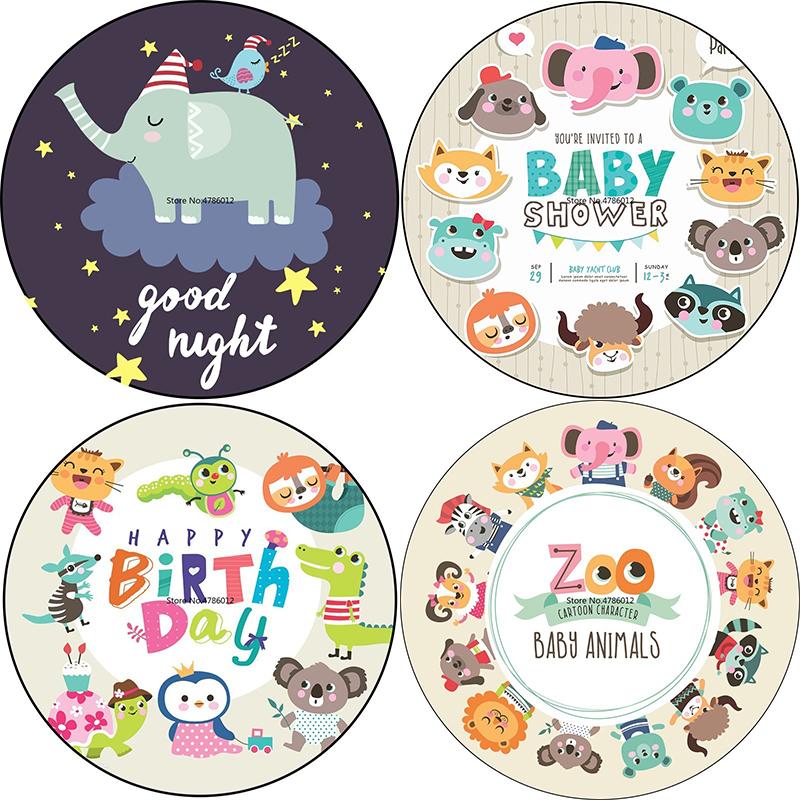 

Детская альпинистская подушка Корзина Стул Напольная подушка Симпатичное мультяшное животное Ребенок Слон Спокойной ночи круглый ковер спальни домашний декор