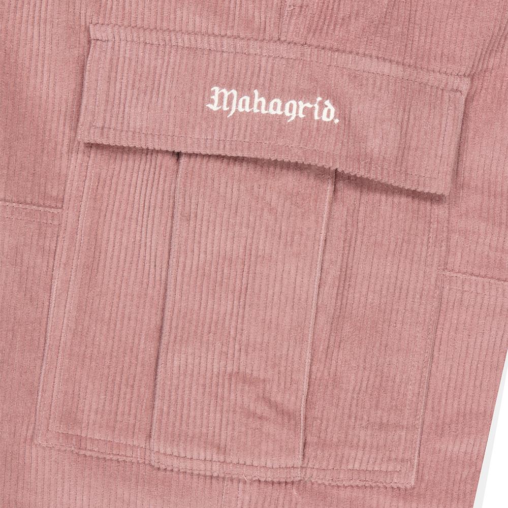 MAHAGRID Corduroy Cargo Pant Pink(Mg2Dfmpa20A)