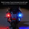 LED Strobe Lights 8 Colors LED Lighting With 10 Flash Modes Rechargeable RGB Rock Interior Lights For Drone Bike RC Boat Scooter