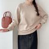 New ArrivalS Open Run Women S Soft Raglan Round Neck Red Knit Sweater