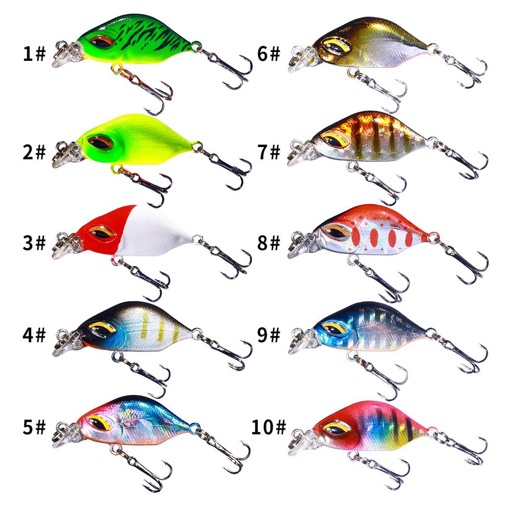 HENGJIA Mini Crankbait Seuelos De Pesca 3.8Cm-3.3G Sinking Carp Sea Fishing Crankbait Isca Artificial Fishing Tackle