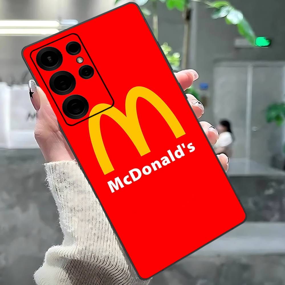 M Berühmtes LOGO M-McDonaldes Handyhülle Für Samsung S 24 Fe 25 Ultra Plus 20 Lite 21 30 22 23 24 22 Ultra 5G Fundas
