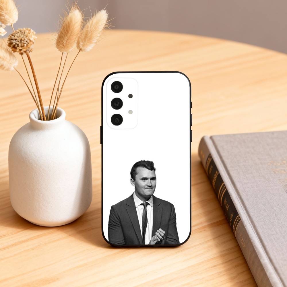 Goodbye C-Charlie-E K-Kirk Phone Case For Samsung S25,24,23,22,30,21,10,9,Ultra,Plus,Lite,FE,4,5 G Soft Black Case
