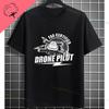 Funny Fpv Drone  Quadcopter Graphic Tshirt With Depressed Drone Needs A Friend Slogan Pure Cotton Short Sleeve Casual Tshirt