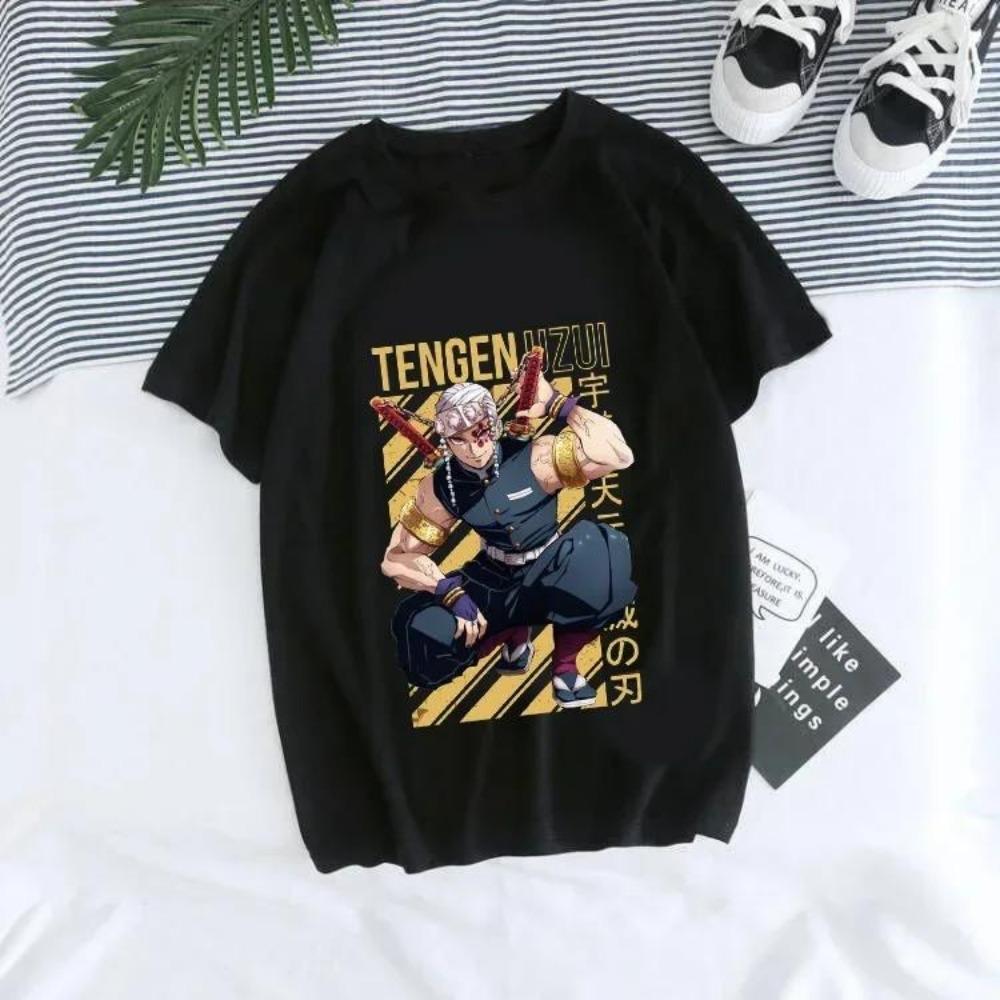 

Japanese Anime Demon Slayer T Shirt for Men Kimetsu No Yaiba Nezuko T-shirt Female Tanjirou Kamado Graphic S