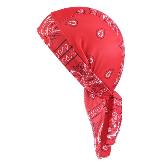 Cappello da Pirata in Tessuto Traspirante con Stampa di Anacardi Poliestere Spandex 1 Pezzo