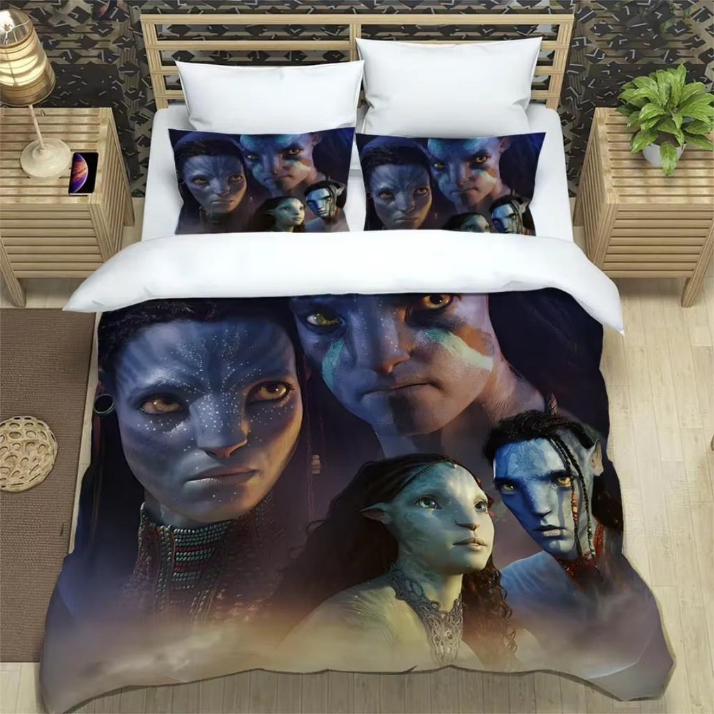 Movie Avatar Duvet Cover The Way of Water Bedding Sets Supplies Set Duvet Cover Bed Comforter Set