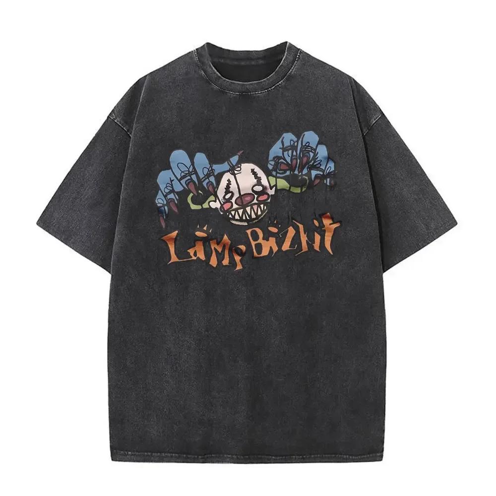 

Винтажная футболка с графикой Limp Bizkit, мужская/женская, хип-хоп, повседневная, оверсайз, с коротким рукавом, унисекс, уличная одежда#Цвет XXXXXL чёрный