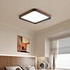 Walnut Wabi-Sabi Ceiling Lamp: Eye-Friendly Full Spectrum Lighting for Living Room, Bedroom, or Study.