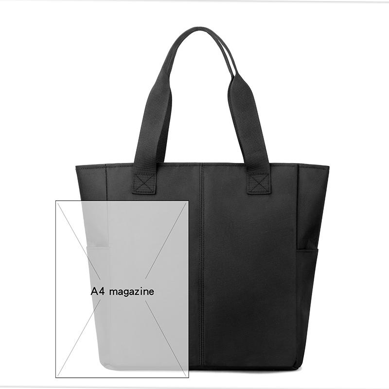 Herren Umhängetasche Einfarbig Handtasche Große Kapazität Nylon Tragetasche