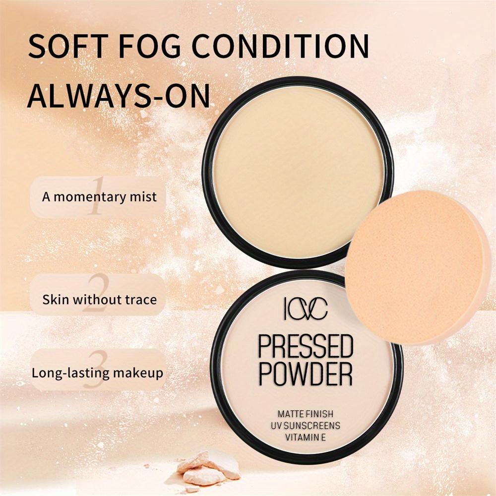 Tartós Tökéletes Préselt Púder Könnyű Olajfelszívó Matt Befejezés Pórusösszehúzó és Finom Vonalakat Csökkentő Sminkfixáló Púder