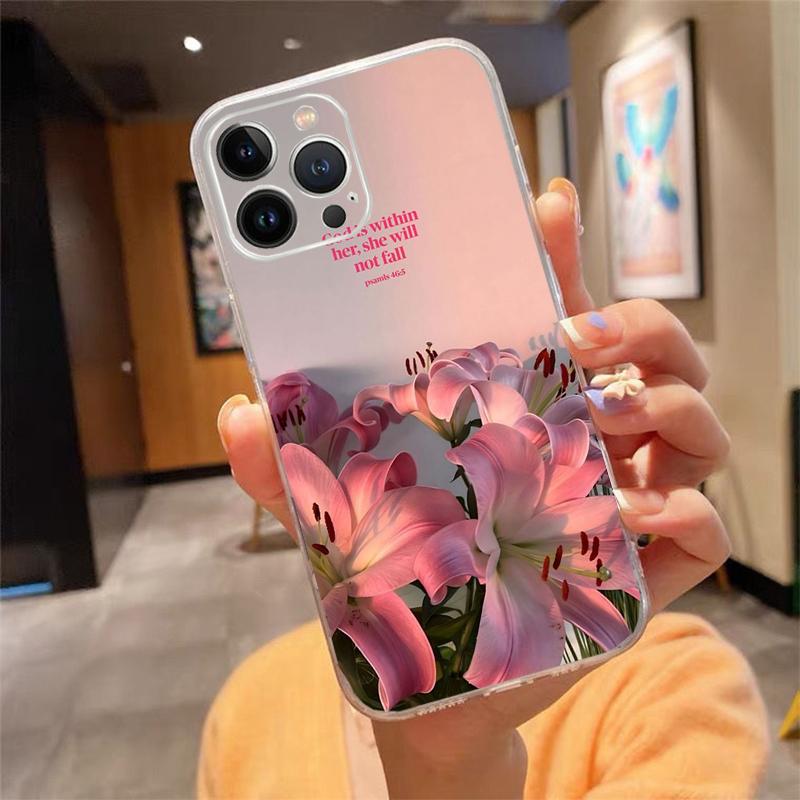 Phone Case For iPhone 17 Pro Max Air 16 15 14 13 Pro Max 15 16 Pro 15Plus Love Lord Bible Pray God Silicone Cover