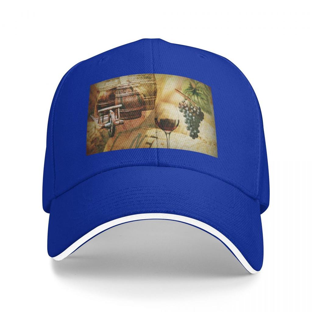 From Grapes To Wine Baseball Cap Beach Outing Custom Hat Boy Womens