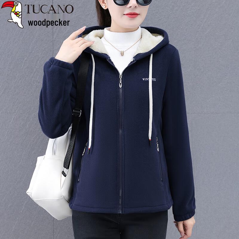 

Woodpecker Women s Hooded Fleece Jacket M