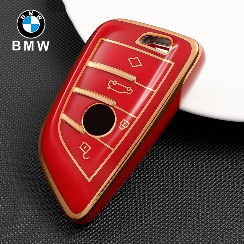 Soft TPU Car Remote Key Case Cover Protector Shell Fob For BMW X1 X3 X4 X5 X6 Series 1 2 3 5 7 G20 G02 G05 G31 G23 F34 F15 F40