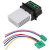 Atyhao Heater Blower Resistor for Peugeot Car Tool Car Resistor OE Numbers 6441L2 7701048390 7701207718 Blower Resistor Wiring Repair Harness
