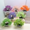 Creative Decoration Simulation Plant Bonsai Three Forks Small Pine Home Decoration Flowers Cloud Pine Potted Tabletop Decoration
