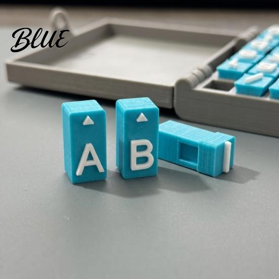 Alphabet Stamps for Clay 72Pcs/Set Concrete And Clay Includes Uppercase Lowercase Letters Numbers Symbols DIY Pottery Imprint Tools with Anti-reverse
