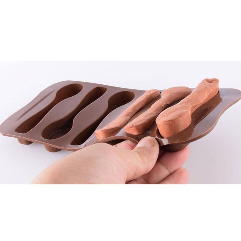 1 Pcs Mold Silicone Baking Cake Decorating Cake Chocolate  Mold DIY Six Spoons Mould