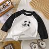 Magliette a maniche lunghe da bambino, vestiti autunnali, nuovi vestiti autunnali da neonato, vestiti da bambino, vestiti base da bambina, abbigliamento per bambini all'ingrosso