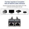 NEW RJ45 Ethernet Splitter Adapter 1 Male to 2 Female LAN Network Splitter Support Cat6 Internet Networking Extension Cord