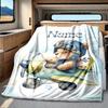 Fly A Plane Rv Customize Your Name Blanket Is Suitable For Rv Camping Traveling Rv Home Soft And Warm Rv Interior Blanket Suitable For Gifts To