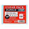 Frontier Kakukei OPP bag clear pack with lid and tape 30 100 pieces TP14-15.5