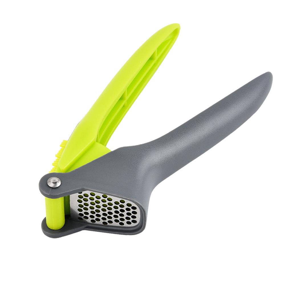 Plastic Garlic Press Set: Household Kitchen Tools for Mincing and Mashing Garlic