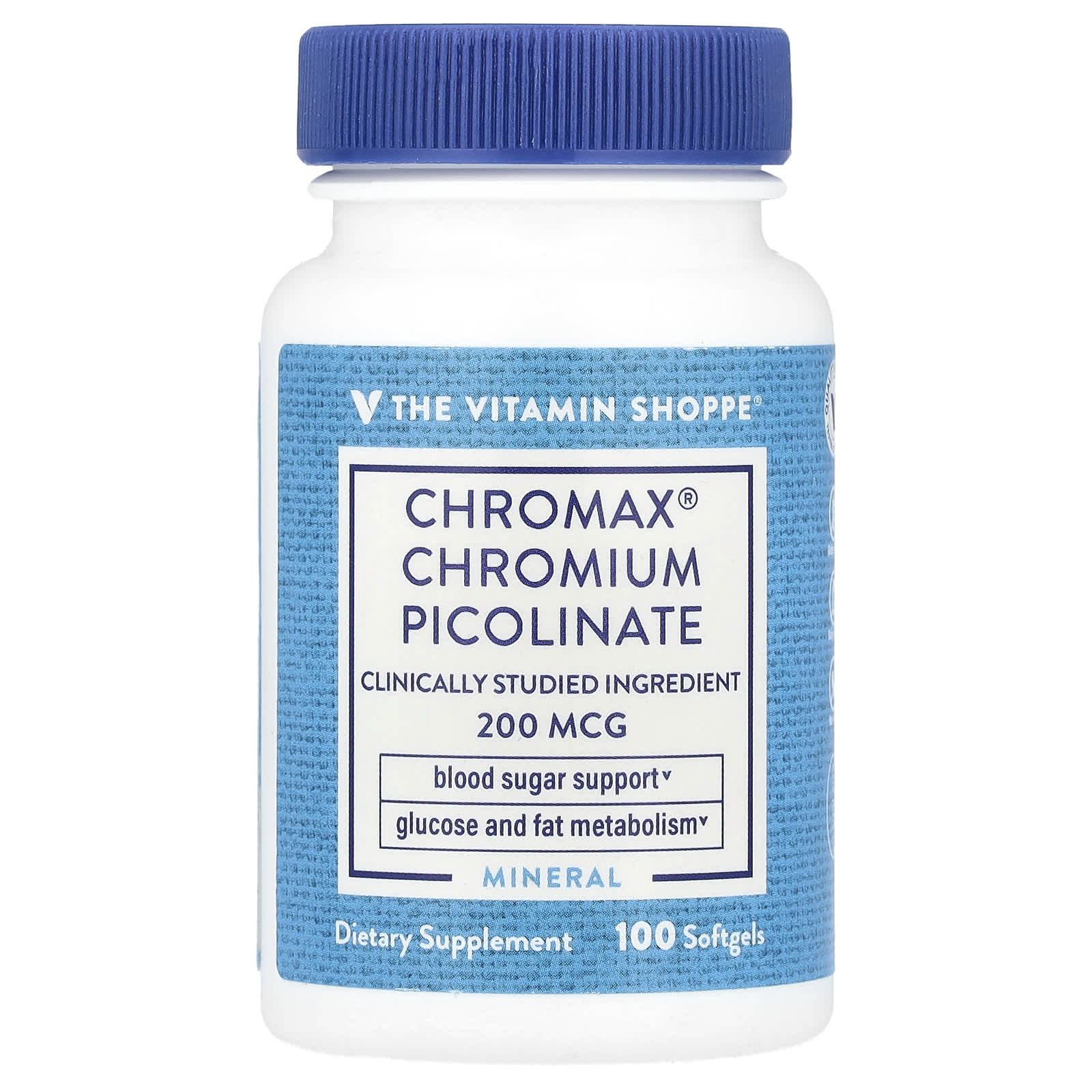 

Chromax® Chromium Picolinate, 200Mcg, 100 Softgels