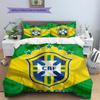 CBF Brasil Pattern Bedding Home Decoration Birthday Gift (1 * Duvet Cover + 2 * Pillowcase, Without Core)