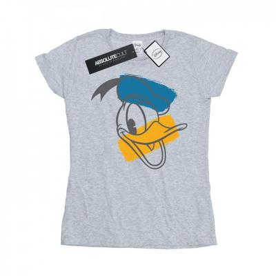 Womens/Ladies Donald Duck Head Cotton T-Shirt