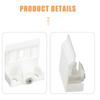 6Pcs Blind Holder Bracket Heavy Duty Window Blind Supports Ceiling Mounted Curtain Rod Brackets Easy Install Curtain Bracket