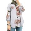 Women's Muslim Floral Puff Sleeve Shirt - New Fashion Arrival
