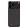 For iPhone 17 Pro Max Case Red Cherry Pattern Printing Straight Edge TPU Phone Back Cover