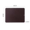 Drain Pad, Large Dish Drying Heat Resistant Silicone Pad Table Accessory