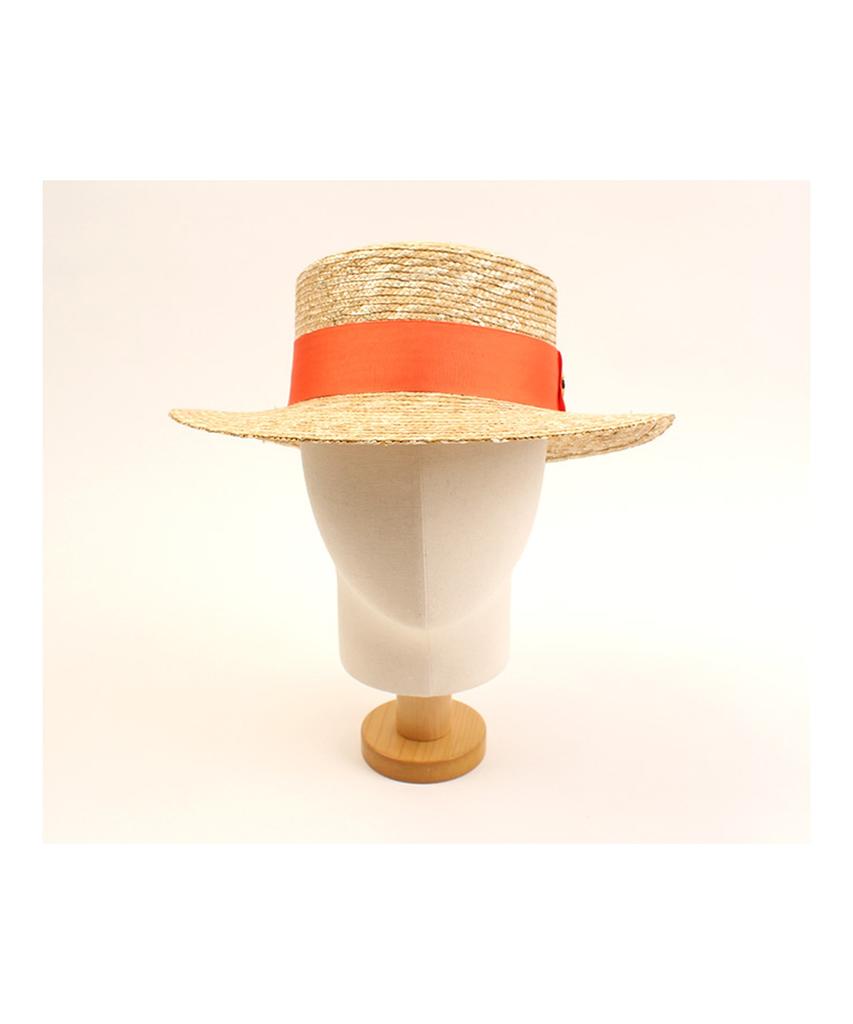 Yunibeosyeolkemiseuteuli Kangkang Orange Line Panama Hat Panama Hat