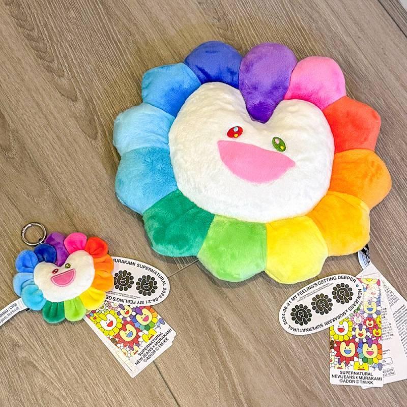 Keychain Newjeans Cute Cartoon Girl Backpack Decorative Hanging Plush Doll Toys
