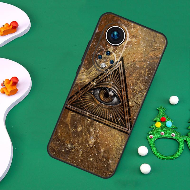 Illuminati Eye Occult Pyramid Case For Honor 200 Lite 50 70 90 X9c X9b X9a X8a X8b X7a X6a X8 X9 Magic 7 5 6 Pro Cover
