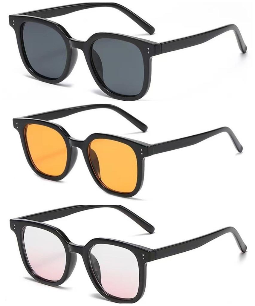 Women Fashion Square Frame Sun Glasses Outdoor Shades Wild Eyewear Unisex Summer Beach Sunglasses