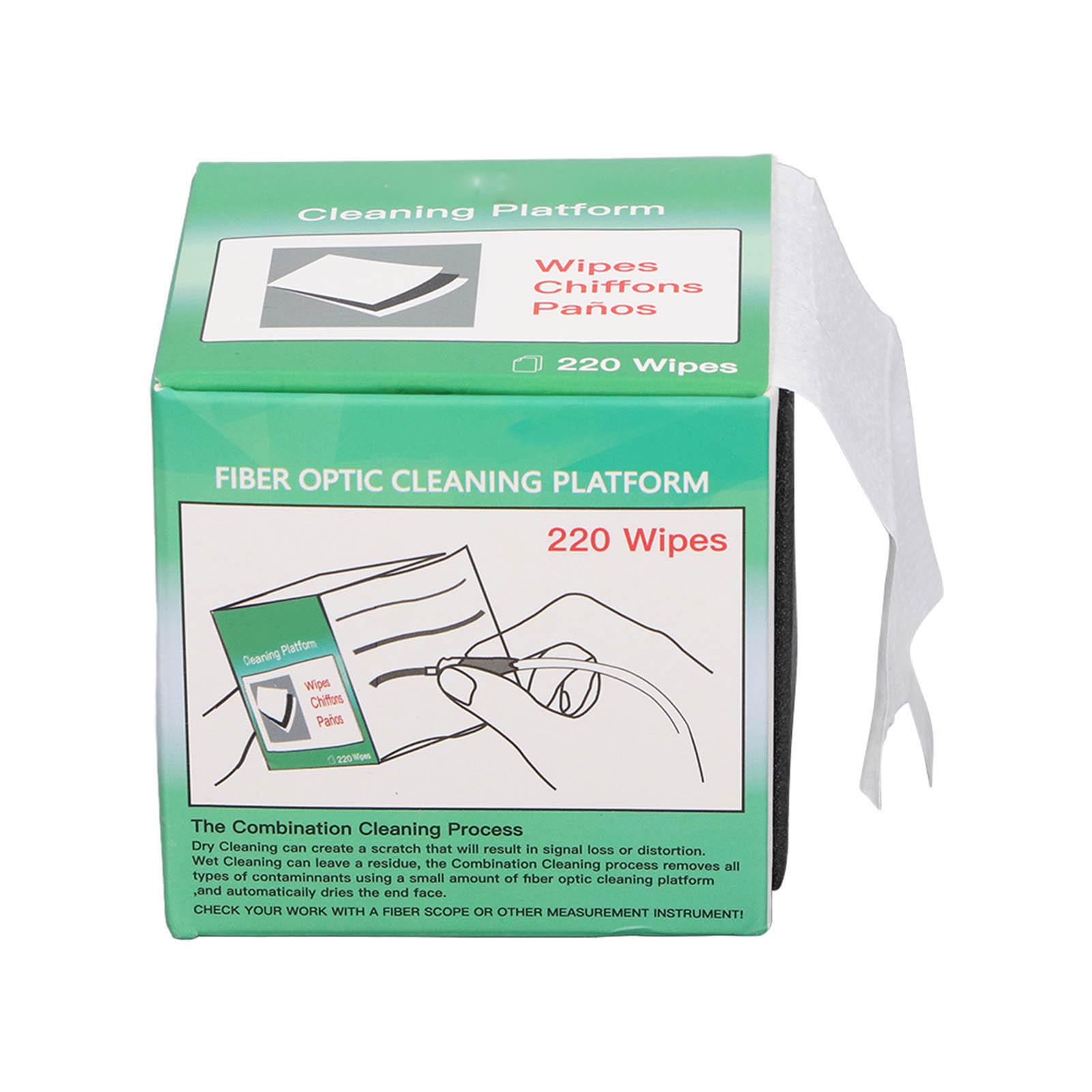 Painter Fiber Optic Cleaning Wipe 220 Sheets Dust Free Cleaner Platform Fiber Optic Cleaner