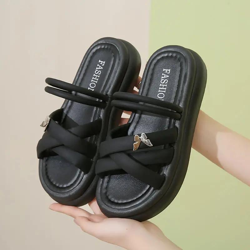 Sabot Open Toe The Best Comfortable and Elegant Women's Sandals High Quality Cheap Liquidation Vip Korea Low Price Ladies Shoes
