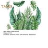 1 Sheet Toilet Sticker Self-Adhesive Waterproof No Trace Green Plant Leaves Mural Wall Sticker Decal Bathroom Toilet Decor