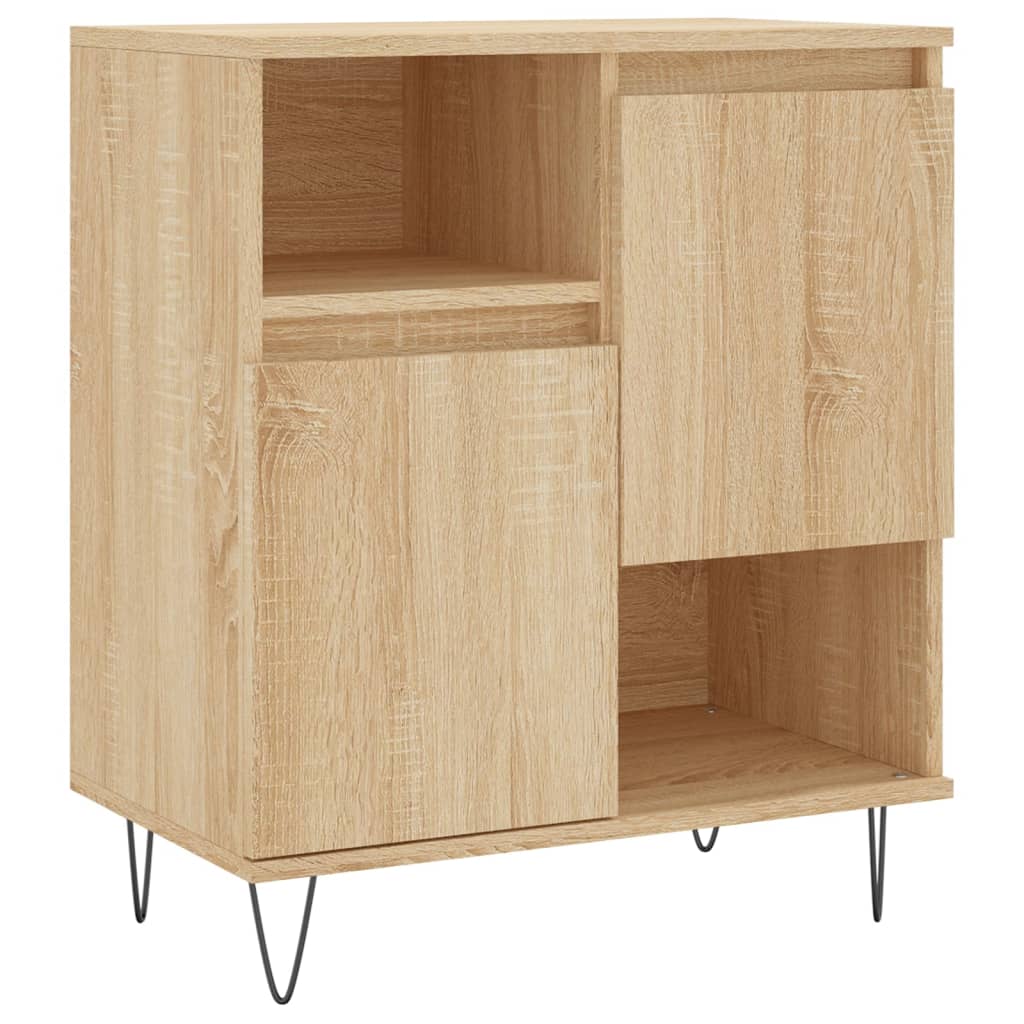 Sideboards 2 Pcs Sonoma Oak Wood Based Material