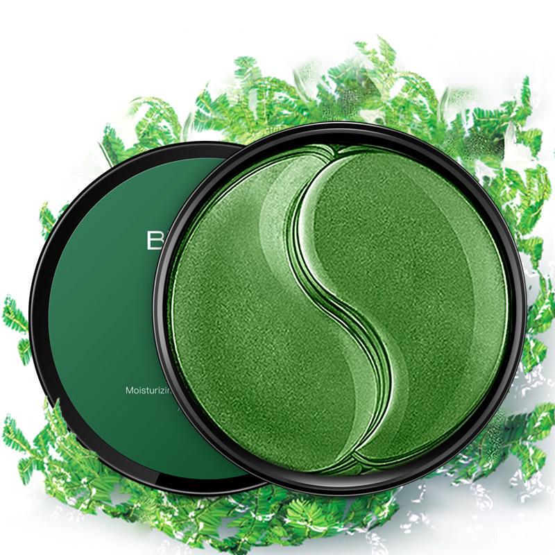 Seaweed Hydrating Green Vattenfuktande ögonmask Ta bort Dark Circle Eye Bag Firming Eye Patch 60 stycken