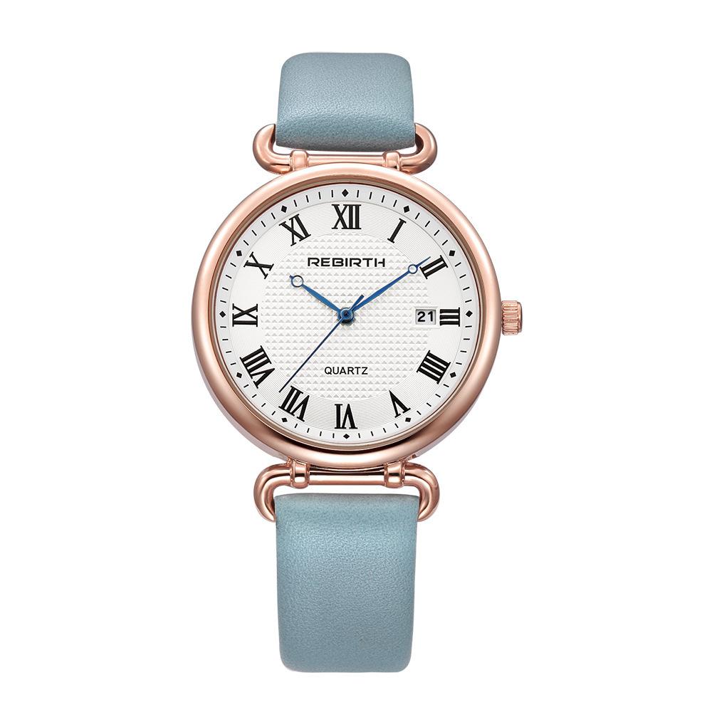 

Quartz Watch, Roman Graduated Dial Watch Lipov Personality Versatile Woman синий